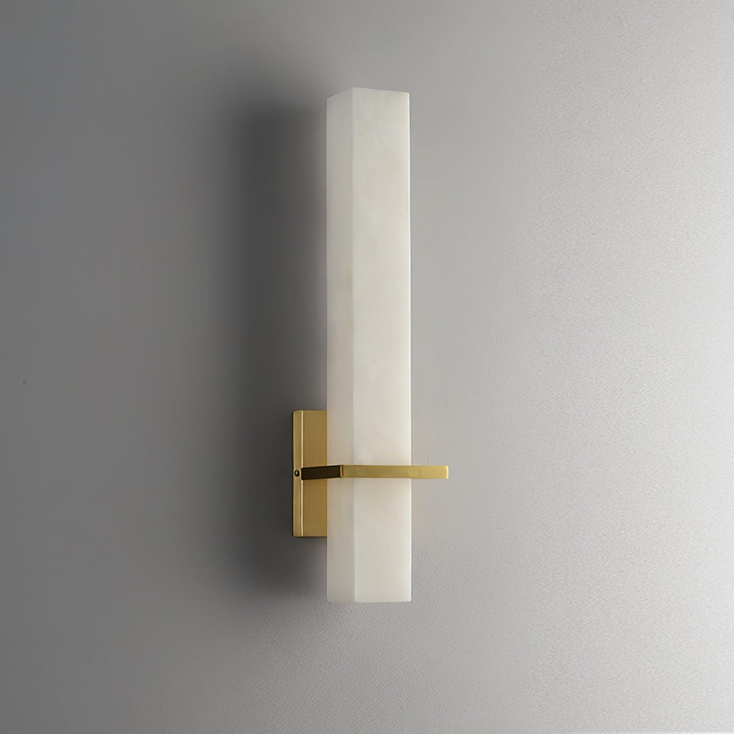 Milan Wall Sconce LED Indoor Lighting Brass Alabaster Fixture