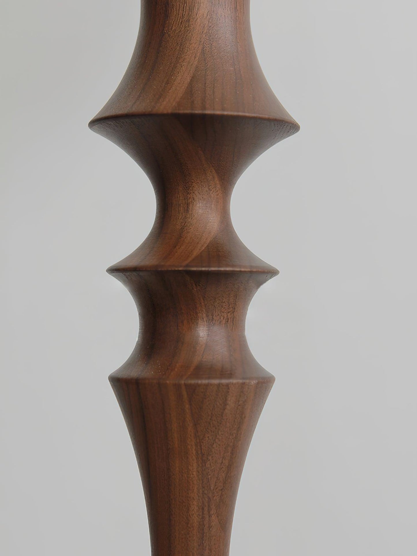Milo Floor Lamp with Wooden Base and LED Light