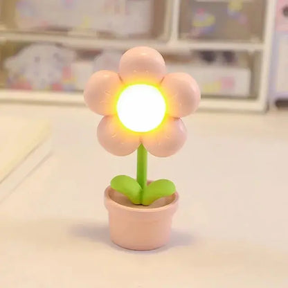 Kleine Tischlampe in Blumenform - LED Flower Table Lamp