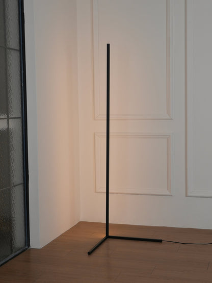 Minimalist LED Floor Lamp with Dimmable Control - Black