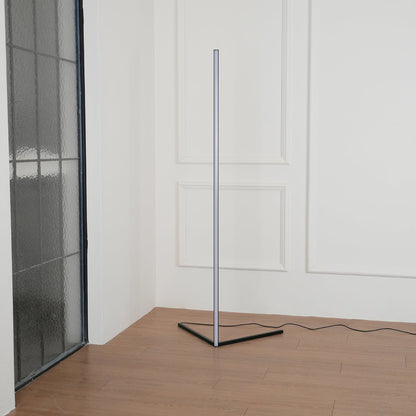 Minimalist LED Floor Lamp with Dimmable Control - Black