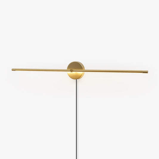 Minimalist Linear LED Plug-in Wall Lamp for Bathroom Lighting