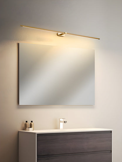 Minimalist Linear Plug-in Wall Lamp with Integrated LED Light