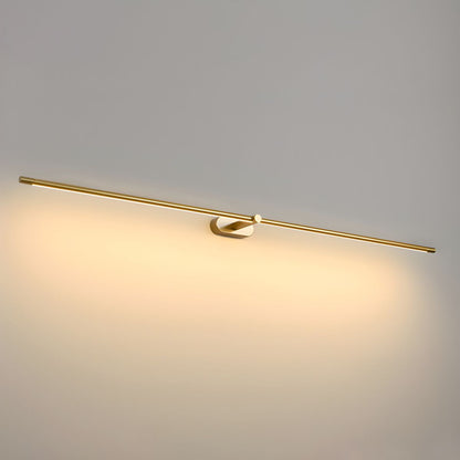 Minimalist Linear Plug-in Wall Lamp with Integrated LED Light