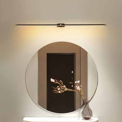 Minimalist Linear Plug-in Wall Lamp with Integrated LED Light