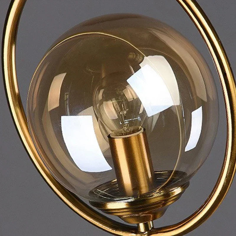 Elegante Glass Table Lamp | LuminousElegance, Dimmable LED