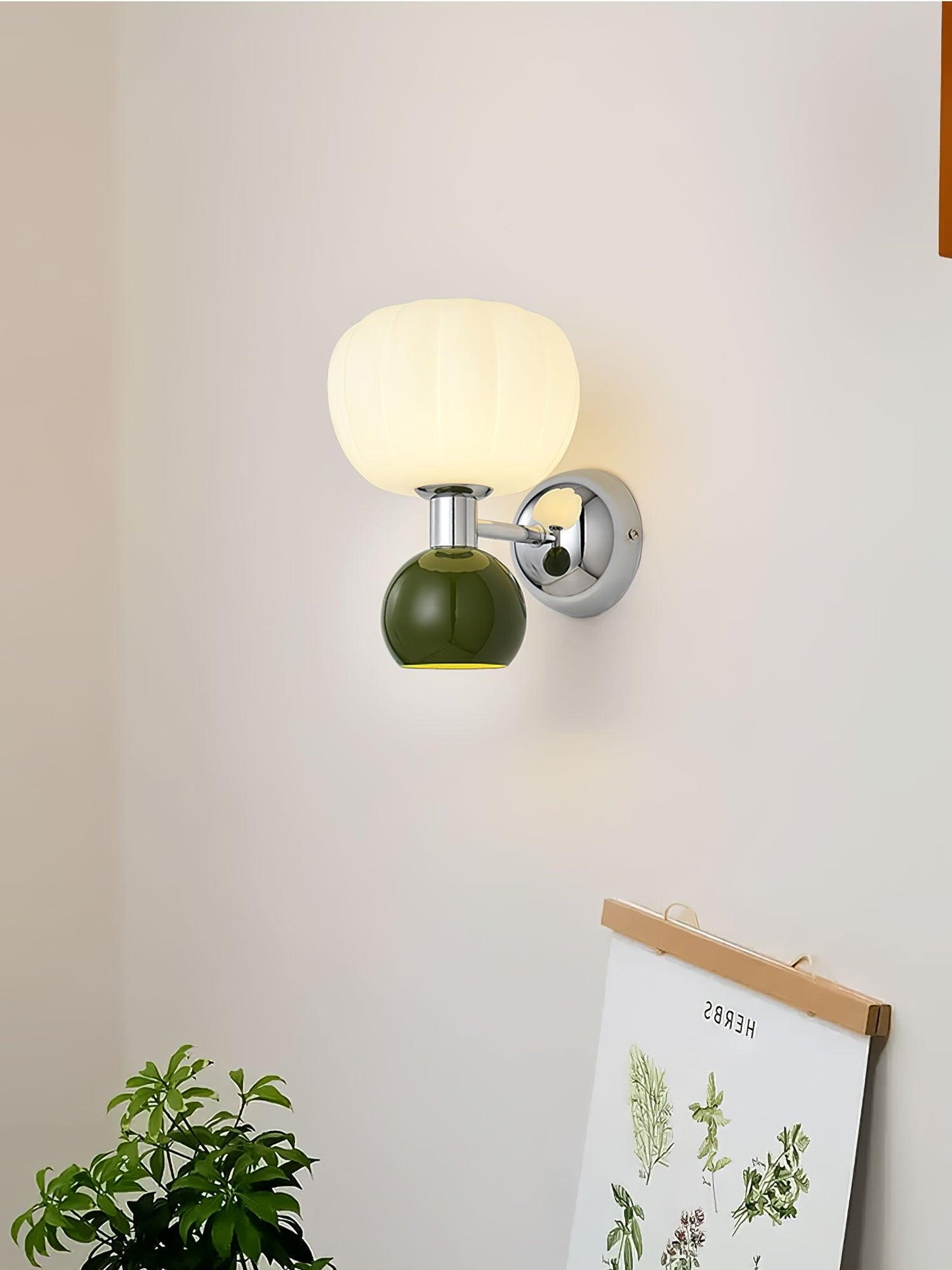 Moderno Cream Sconce LED Wall Light for Indoor Use