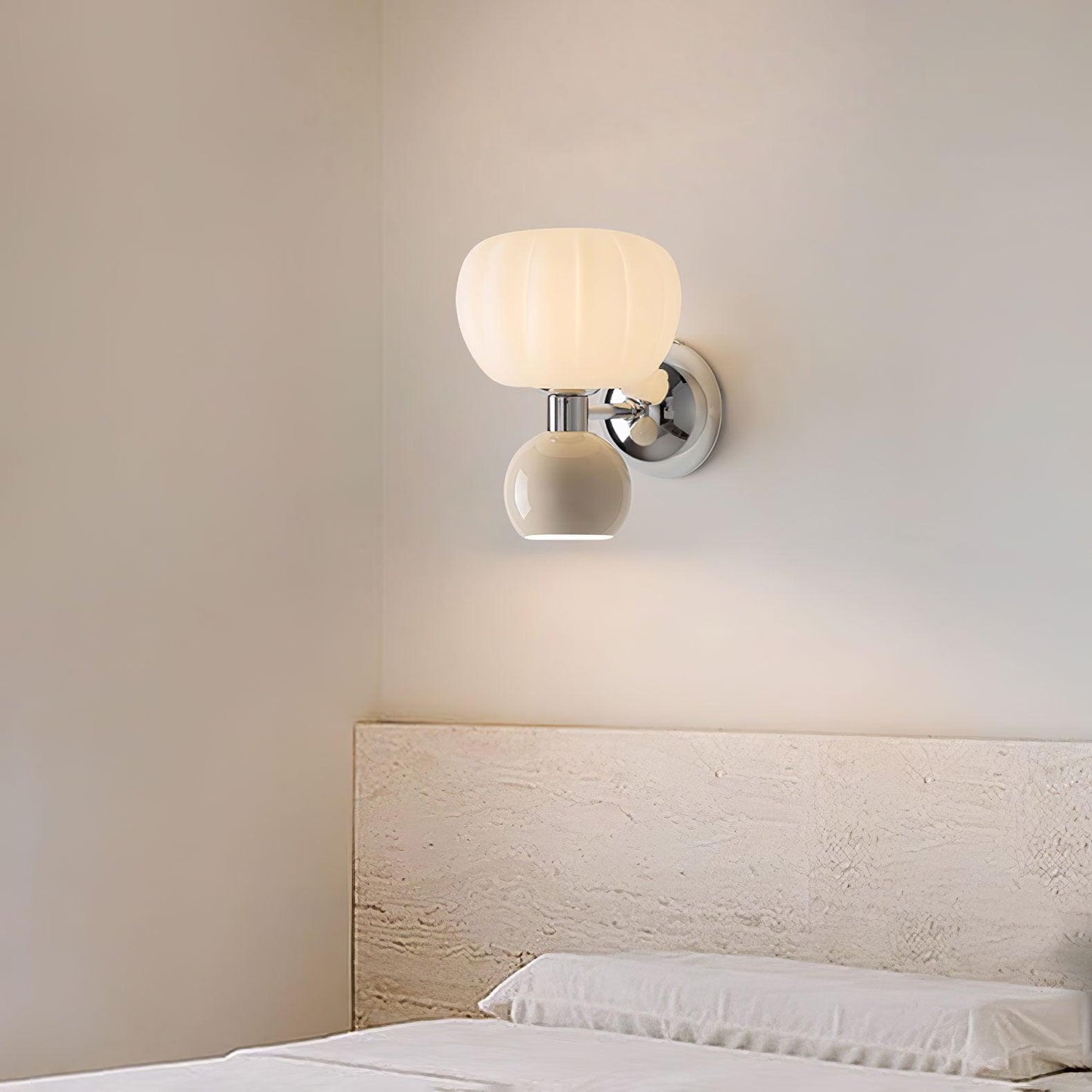 Moderno Cream Sconce LED Wall Light for Indoor Use
