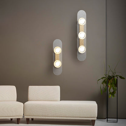 Modulo Brass Wall Light with LED - Elegant Wall Sconce