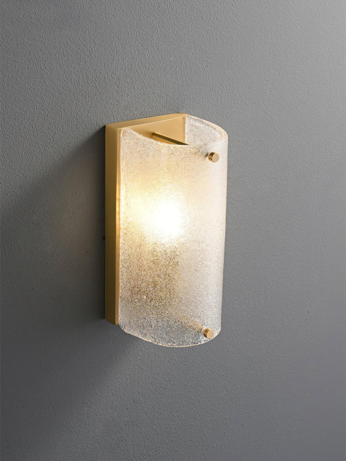 Moet Rounded Sconce - LED Decorative Glass Wall Light