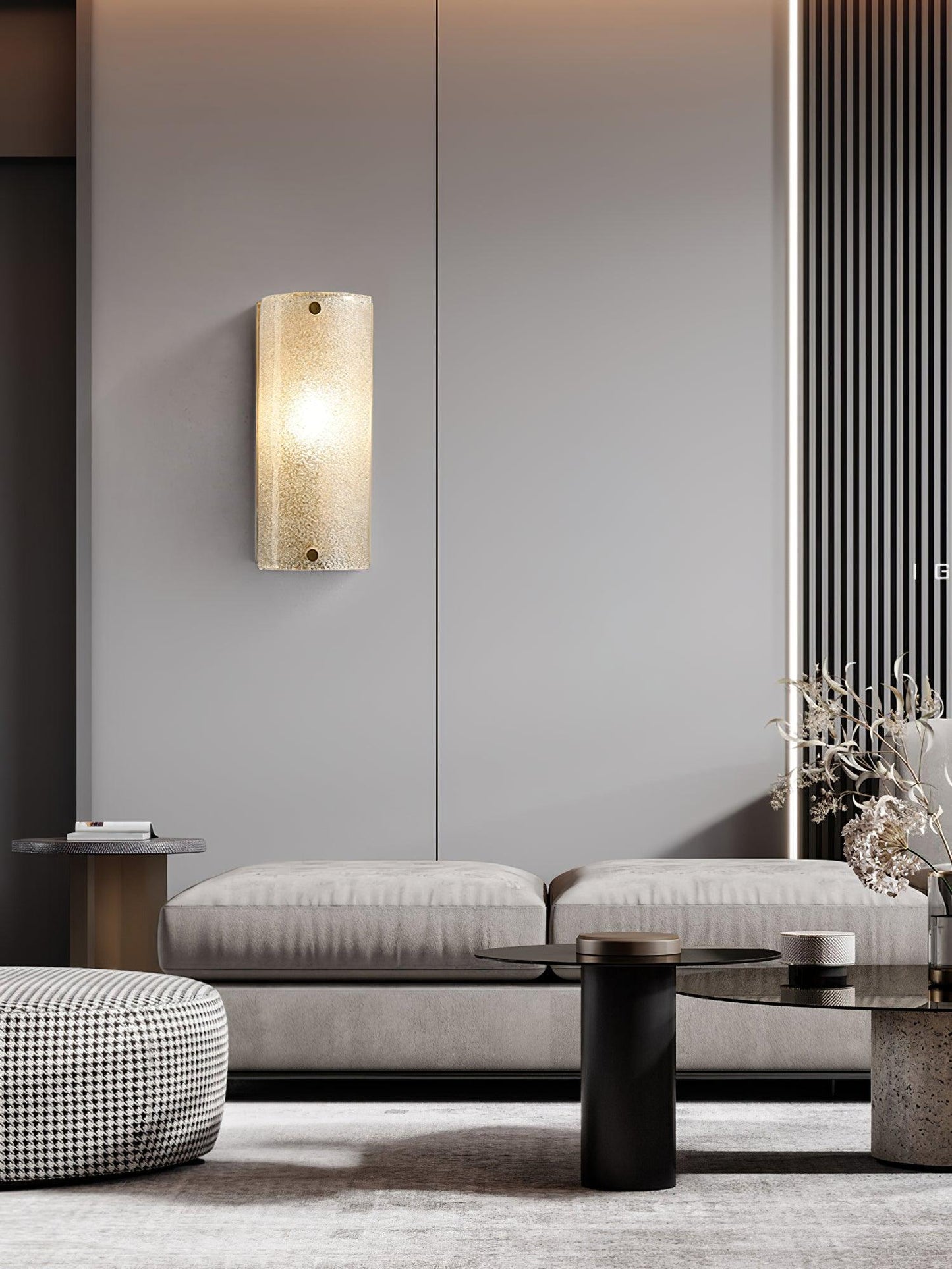 Moet Rounded Sconce - LED Decorative Glass Wall Light