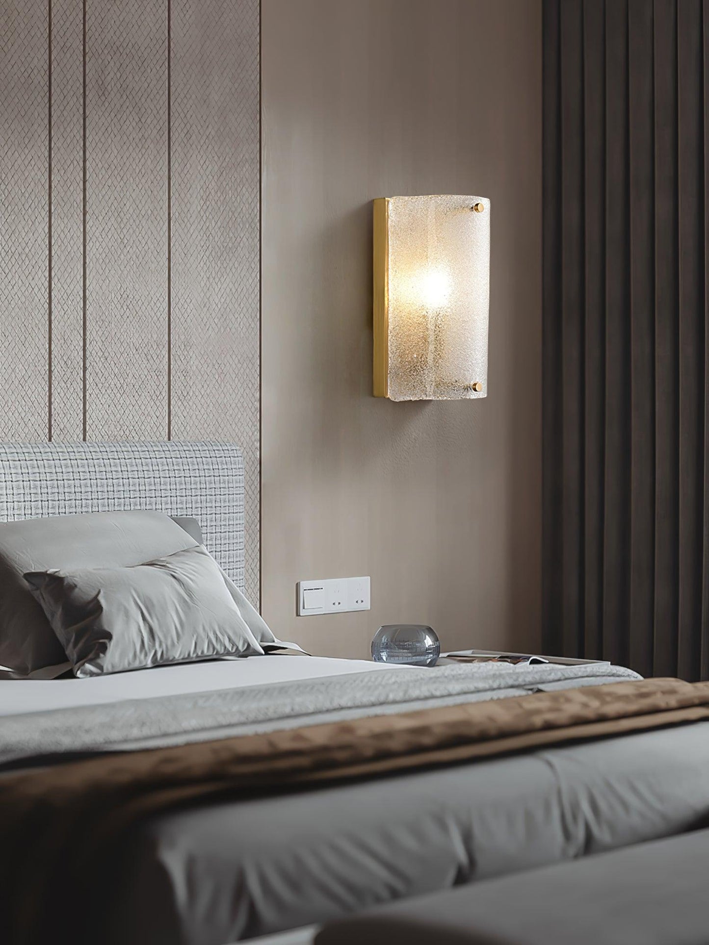 Moet Rounded Sconce - LED Decorative Glass Wall Light