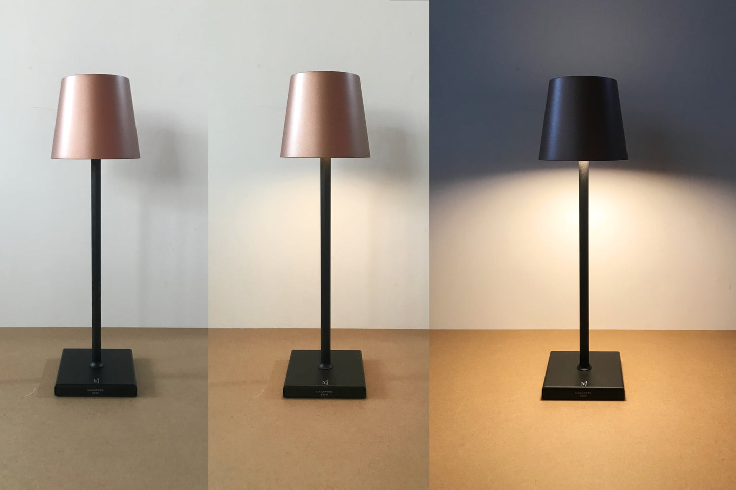 Portable Table Lamp MP Ozzie LED Rechargeable Dimmable