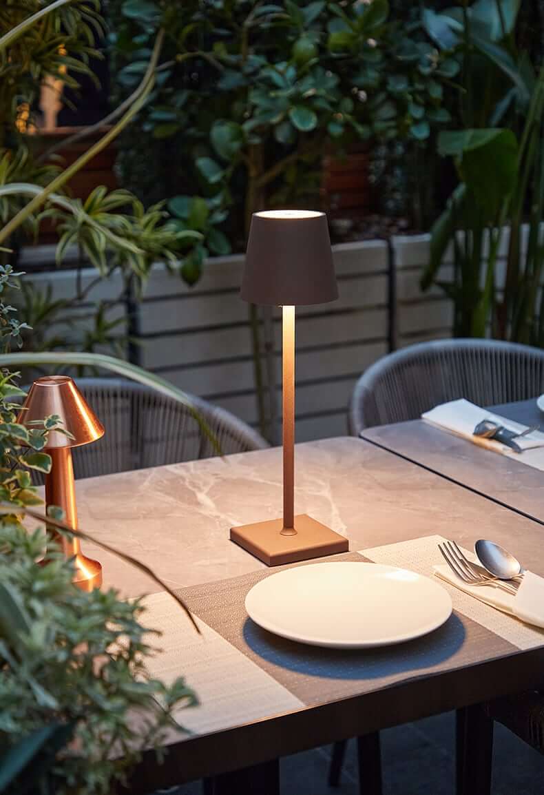 Portable Table Lamp MP Ozzie LED Rechargeable Dimmable