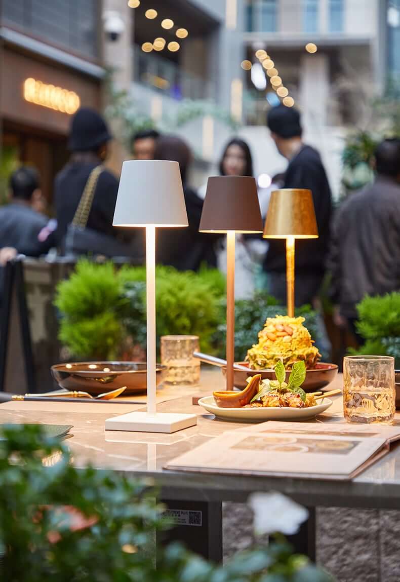 Portable Table Lamp MP Ozzie LED Rechargeable Dimmable