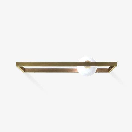 Mondrian Glass Sconce Wall Lamp LED Brass or Nickel Finish