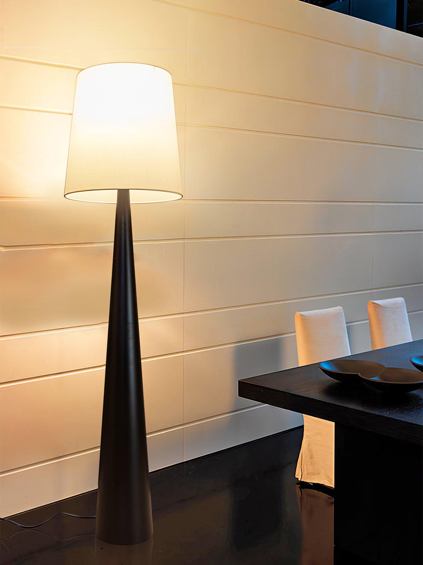 Montenegro Floor Lamp - Black Iron LED Indoor Lighting