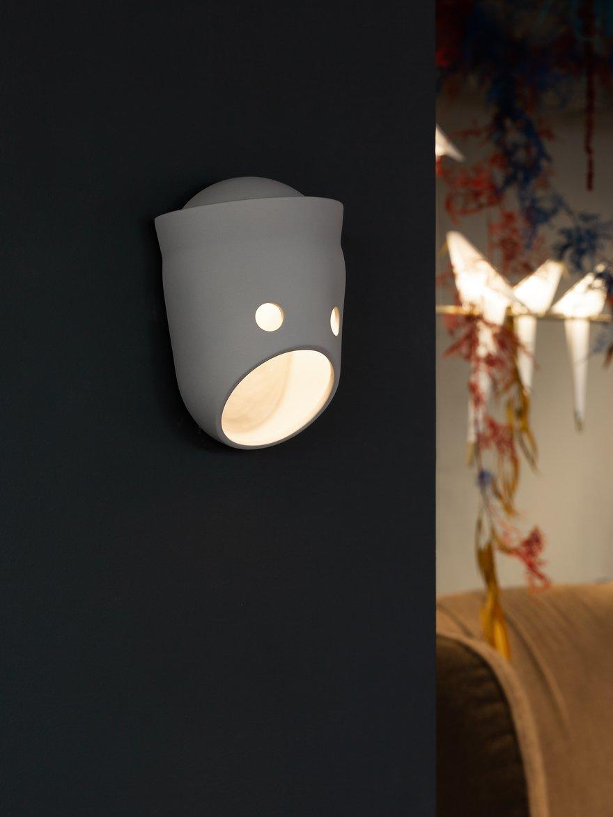 Mask Wall Light - LED Indoor Decorative Light Fixture Set of 2
