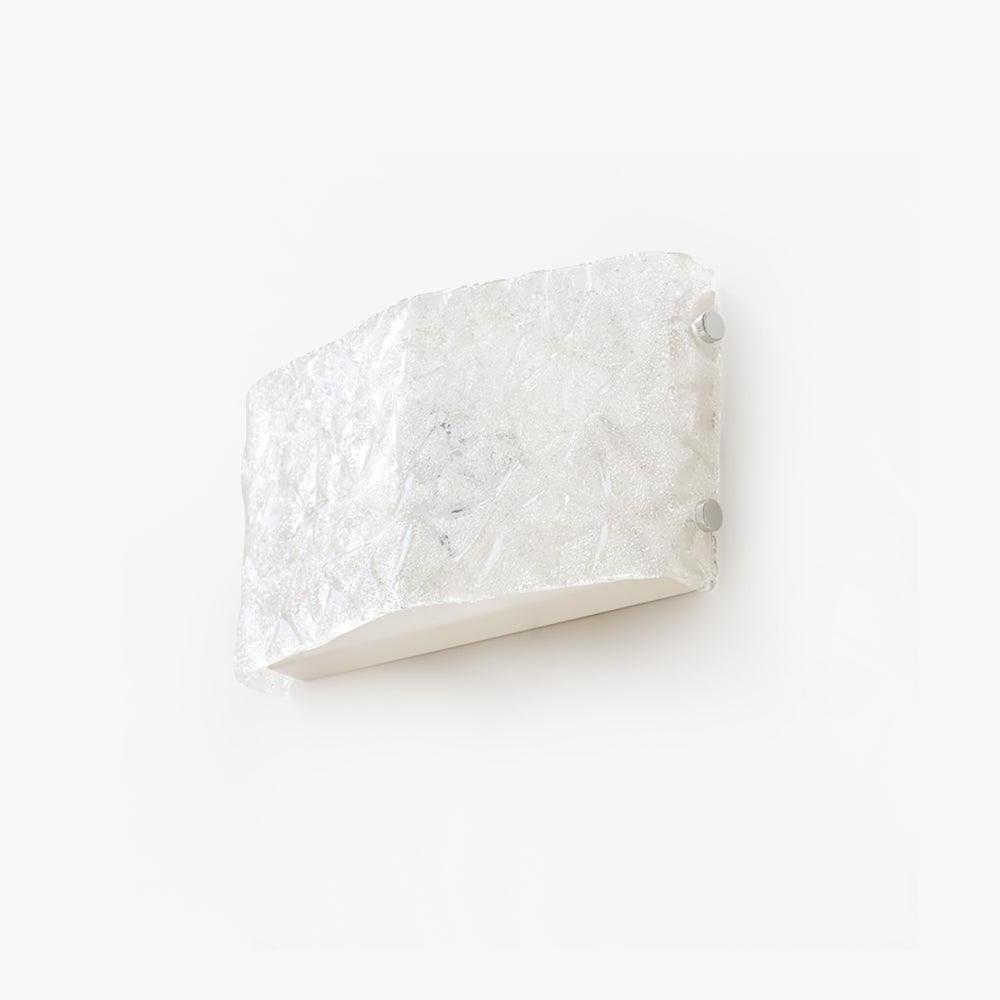 Murano Glass Wall Light with Integrated LED, Chrome Finish