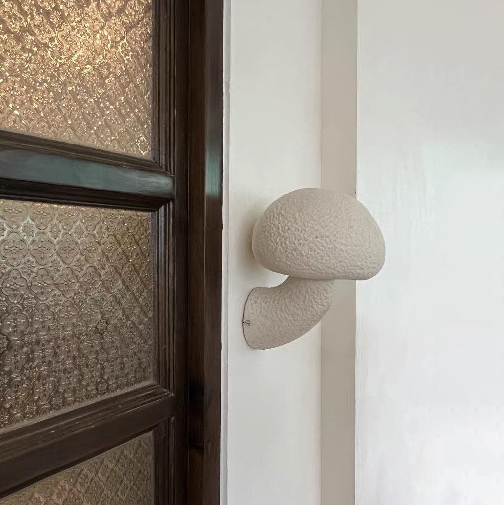 Mushroom Resin Plug-in Wall Lamp with LED Light - 2 Pack