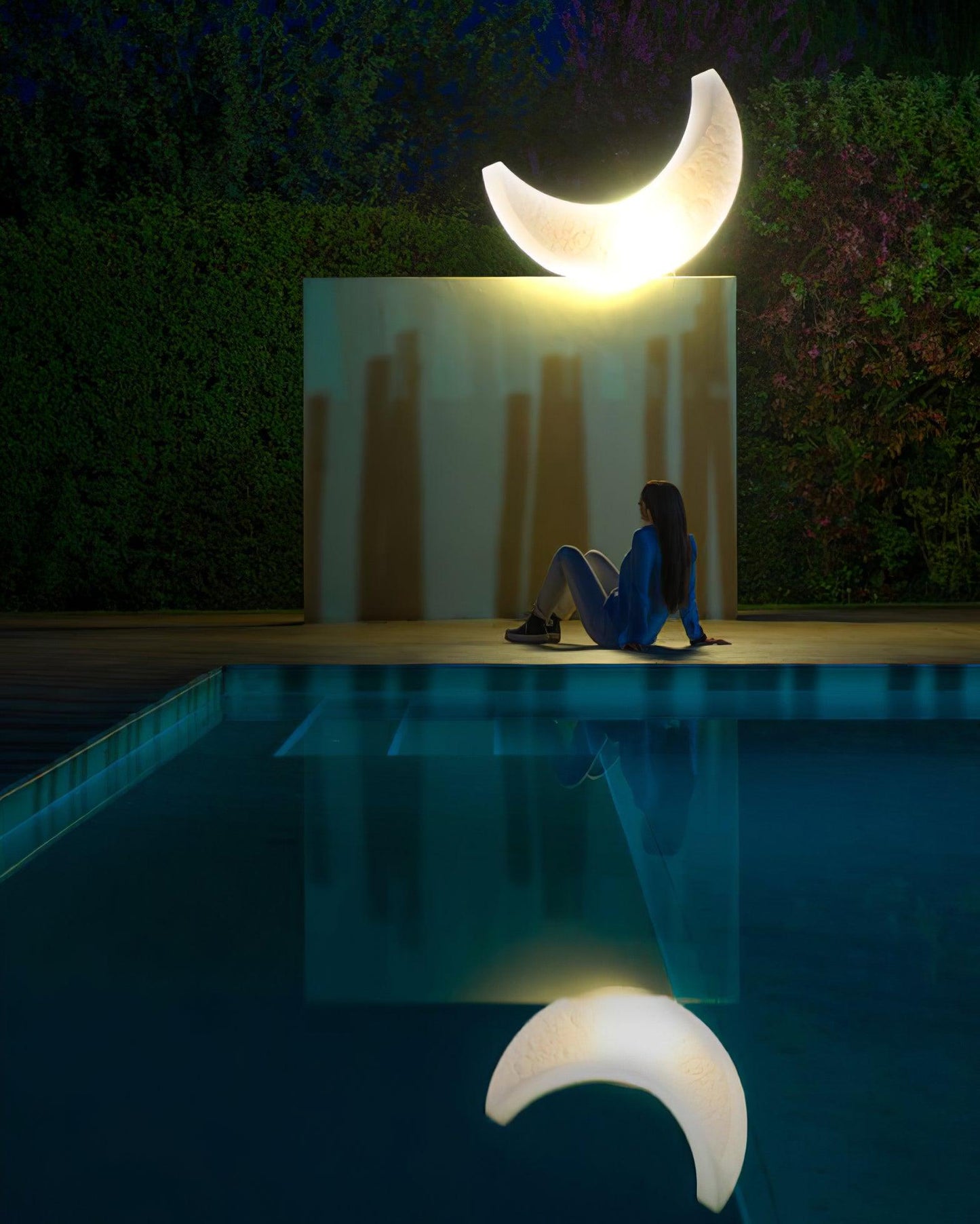 My Moon Floor Lamp - LED Indoor Outdoor Ambient Lighting