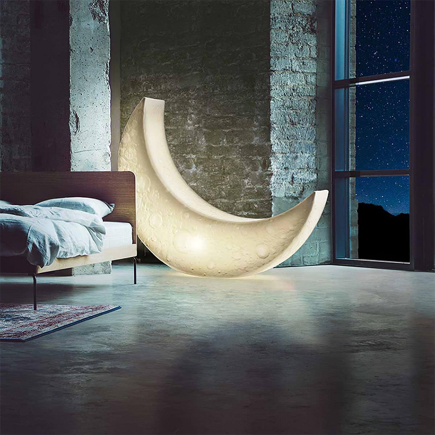 My Moon Floor Lamp - LED Indoor Outdoor Ambient Lighting