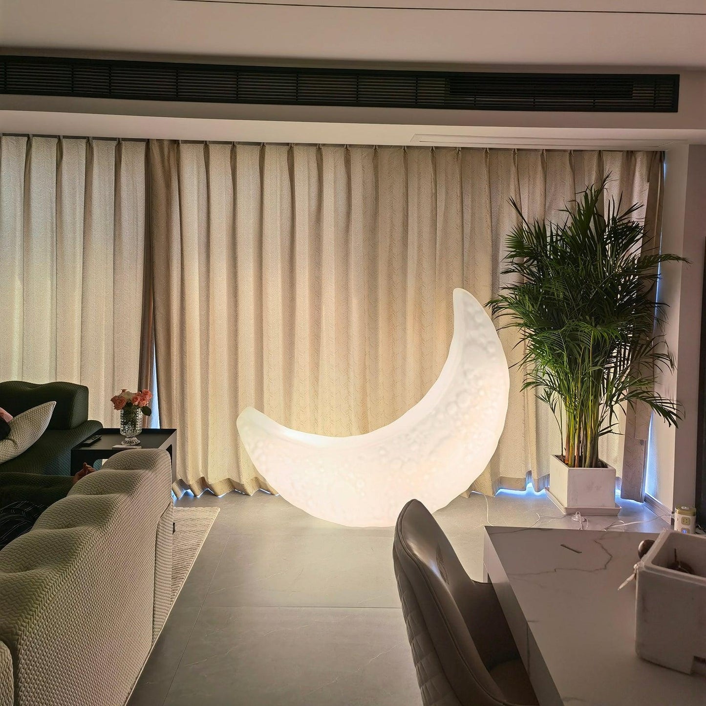 My Moon Floor Lamp - LED Indoor Outdoor Ambient Lighting