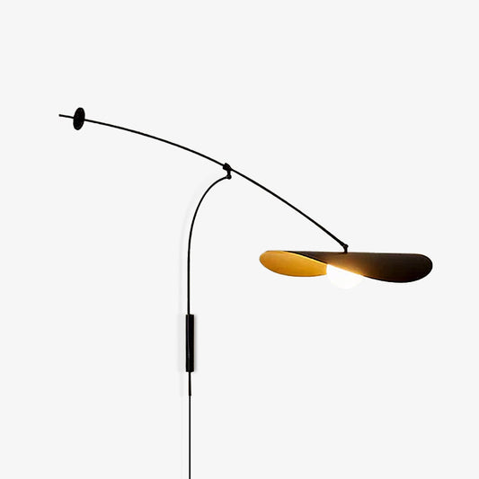Myrna Wall Light Adjustable LED Shade Black Design
