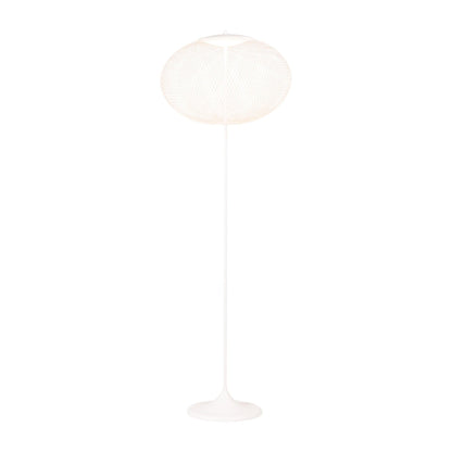Metallic Meshwork Floor Lamp with Integrated LED Light