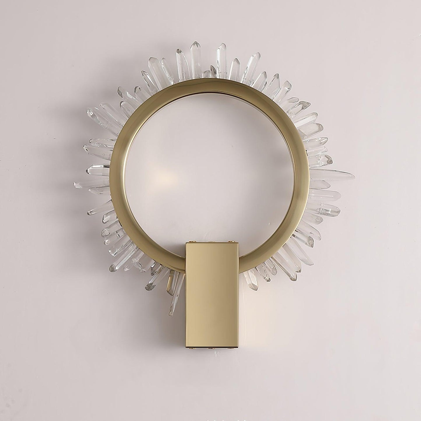 Natural Crystal Wall Lamp - Modern LED Indoor Lighting