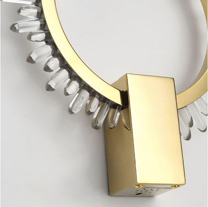 Natural Crystal Wall Lamp - Modern LED Indoor Lighting