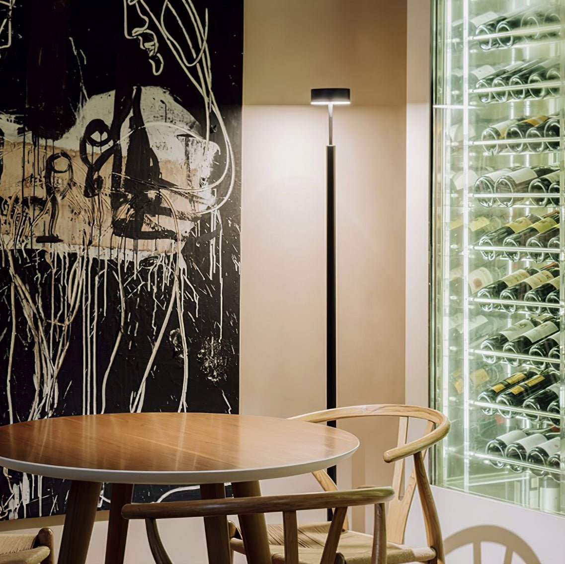 Naya Rotatable Floor Lamp with Integrated LED Lighting