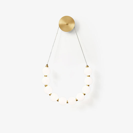 Necklace Loop Wall Lamp - Modern Brass LED Indoor Lighting