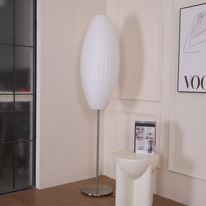 Nelson Floor Lamp - Elegant LED Indoor Lighting, Chrome Finish
