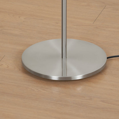 Nelson Floor Lamp - Elegant LED Indoor Lighting, Chrome Finish