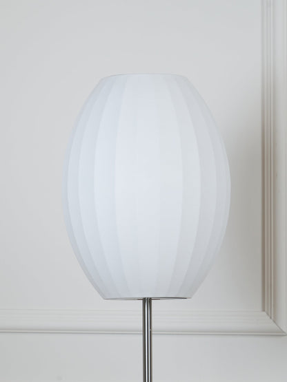 Nelson Floor Lamp - Elegant LED Indoor Lighting, Chrome Finish