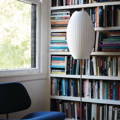 Nelson Floor Lamp - Elegant LED Indoor Lighting, Chrome Finish