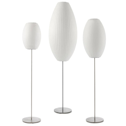 Nelson Floor Lamp - Elegant LED Indoor Lighting, Chrome Finish