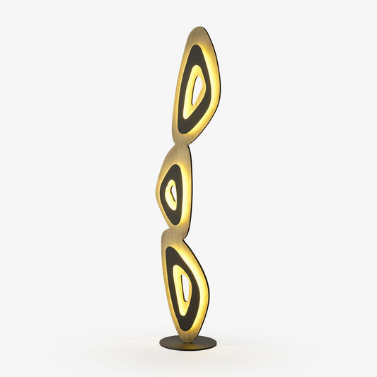 Nevis Floor Lamp - Modern LED Design with Black Shade