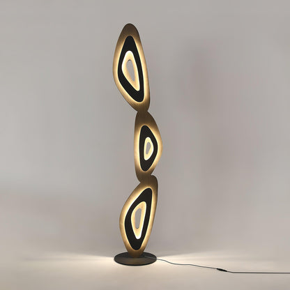 Nevis Floor Lamp - Modern LED Design with Black Shade