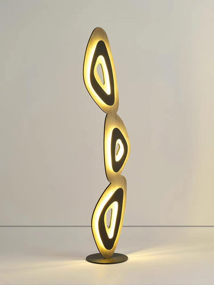 Nevis Floor Lamp - Modern LED Design with Black Shade