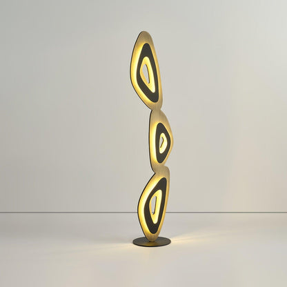 Nevis Floor Lamp - Modern LED Design with Black Shade