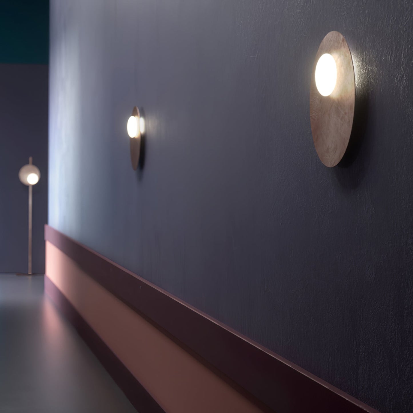 Nodes Angled Wall Sconce - LED Indoor Lighting Fixture