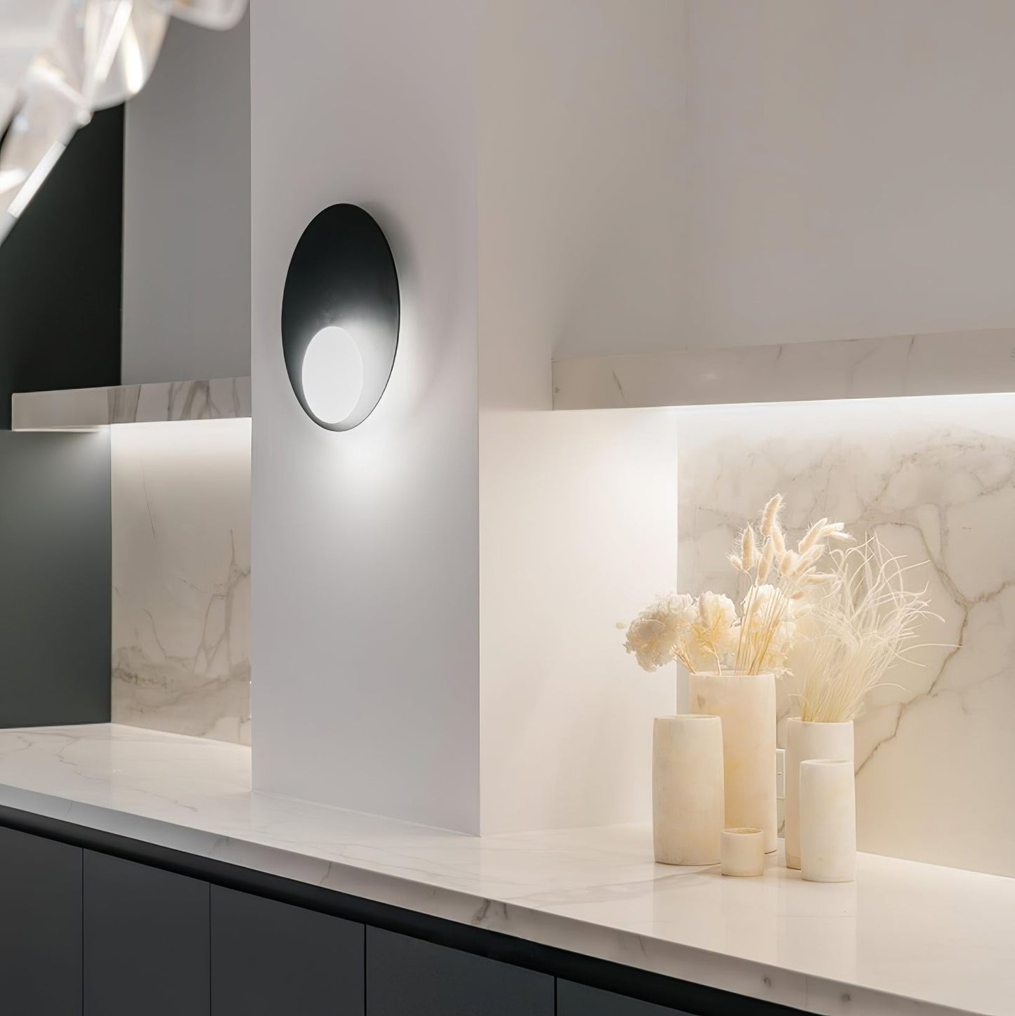 Nodes Angled Wall Sconce - LED Indoor Lighting Fixture