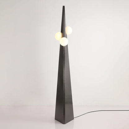 Noir Roy Floor Lamp - Modern LED Steel Design - Indoor Use