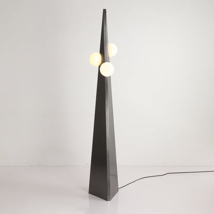 Noir Roy Floor Lamp - Modern LED Steel Design - Indoor Use