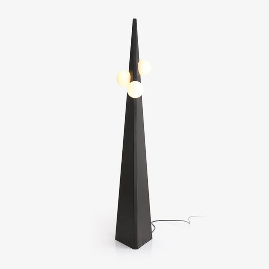 Noir Roy Floor Lamp - Modern LED Steel Design - Indoor Use