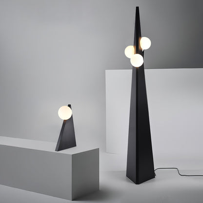 Noir Roy Floor Lamp - Modern LED Steel Design - Indoor Use
