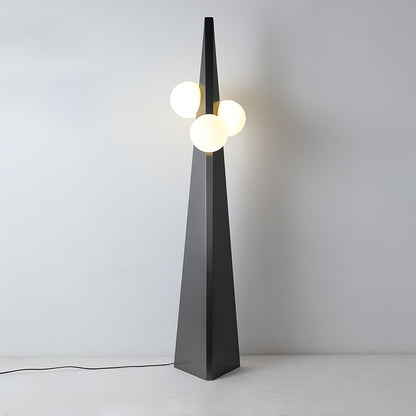 Noir Roy Floor Lamp - Modern LED Steel Design - Indoor Use