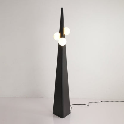 Noir Roy Floor Lamp - Modern LED Steel Design - Indoor Use